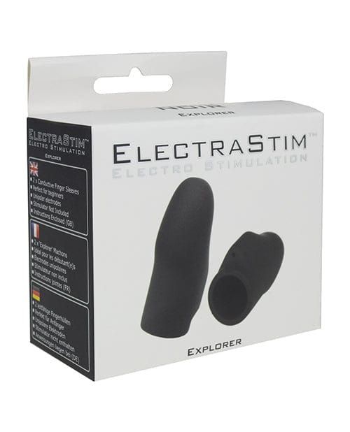 Cyrex Ltd. ElectraStim Explorer Electro Finger Sleeves - Black Kink &amp; BDSM