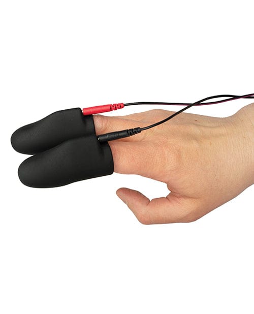 Cyrex Ltd. ElectraStim Explorer Electro Finger Sleeves - Black Kink &amp; BDSM