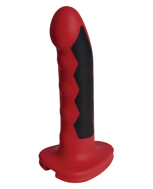 Cyrex Ltd. ElectraStim Silicone Fusion Komodo Dildo - Red-Black Kink &amp; BDSM