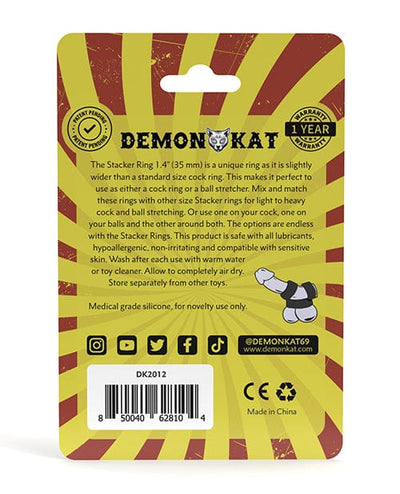 Daily Karma INC (demon Kat) Demon Kat Stacker Ring - Black Penis Toys