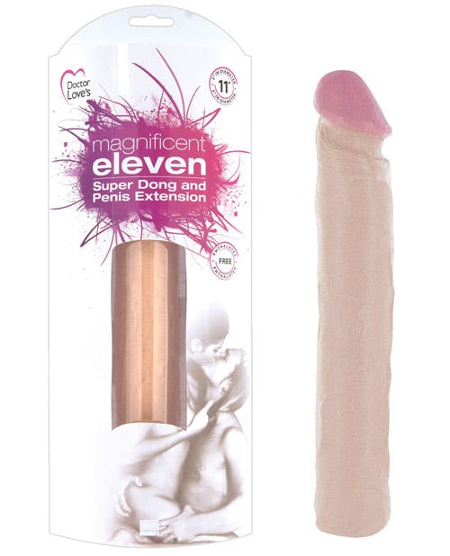 Deeva Magnificent Eleven Super Dong Penis Extension Flesh Penis Toys