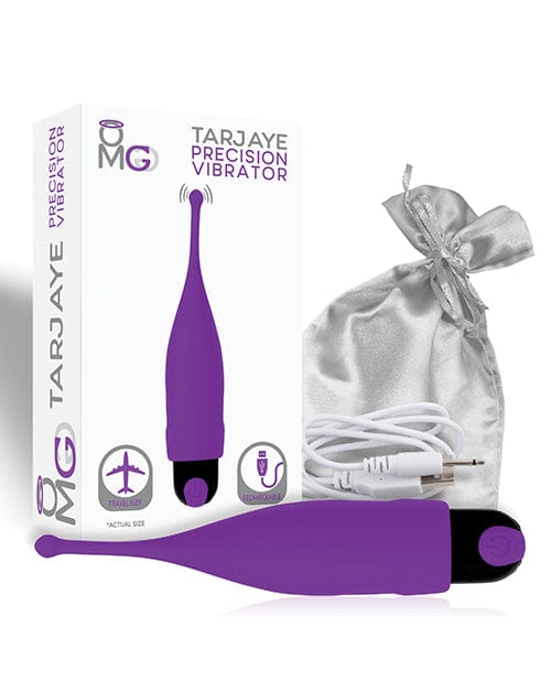 Deeva OMG! Tarjaye Travel Size Precision Stimulator Purple Vibrators