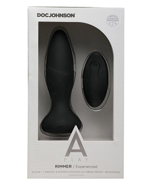 A Play Rimmer Experienced Rechargeable Silicone Anal Plug with Remote