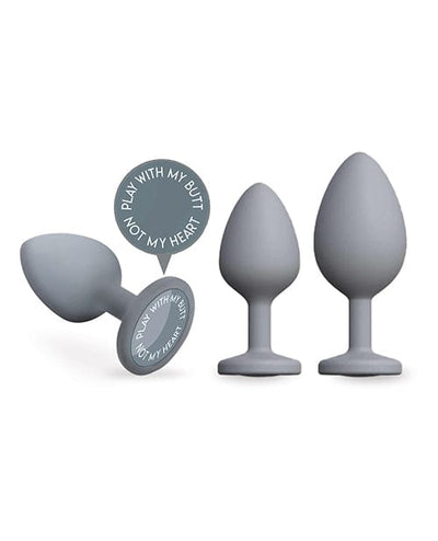 Doc Johnson A Play Trainer Set - Grey Set Of 3 Anal Toys