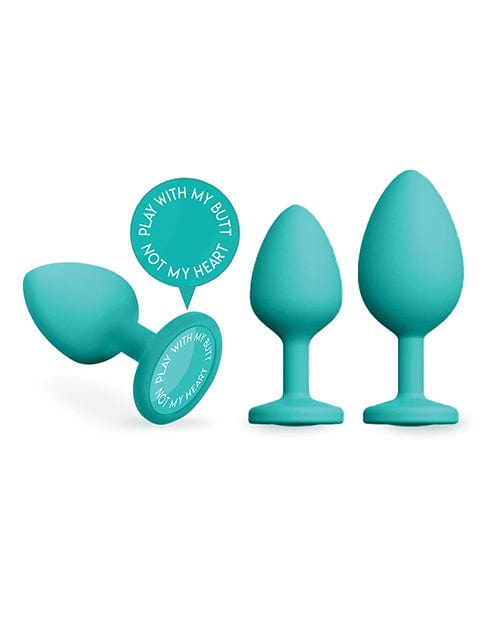 Doc Johnson A Play Trainer Set - Teal Set Of 3 Anal Toys