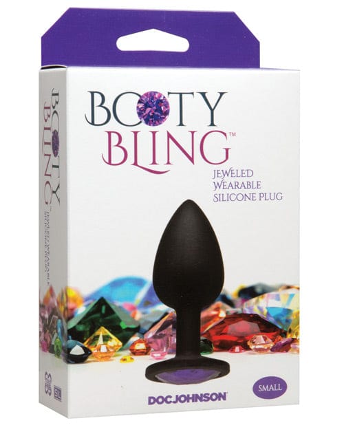 Doc Johnson Booty Bling Plug Purple / Small Anal Toys