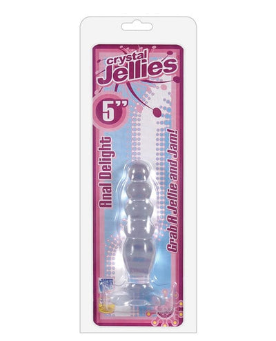 Doc Johnson Crystal Jellies 5" Anal Delight Clear Anal Toys