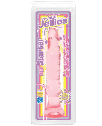 Doc Johnson Crystal Jellies 6" Anal Starter Pink Anal Toys