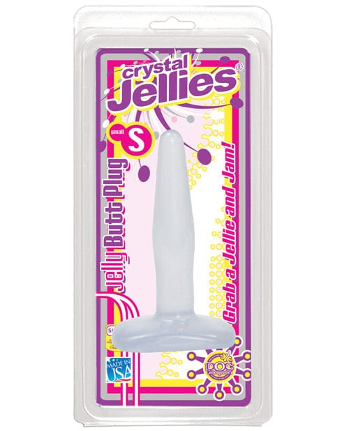 Doc Johnson Crystal Jellies Butt Plug Clear / Small Anal Toys