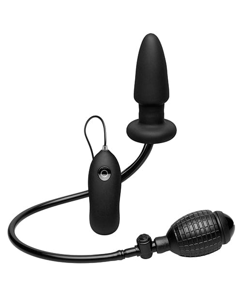 Doc Johnson Deluxe Wonder Plug Inflatable Vibrating Butt Plug - Multi Speed Anal Toys