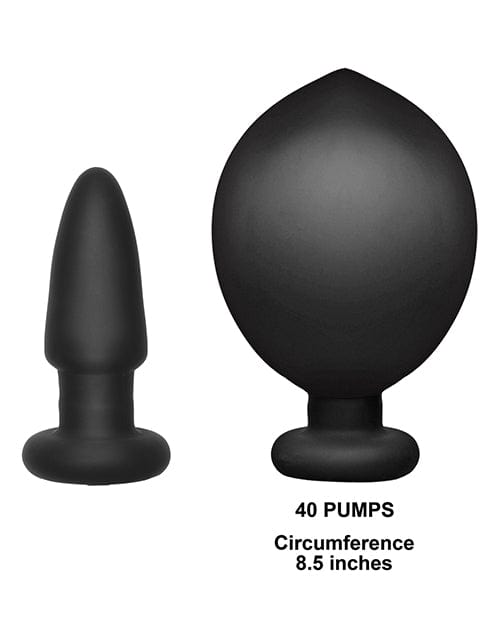 Doc Johnson Deluxe Wonder Plug Inflatable Vibrating Butt Plug - Multi Speed Anal Toys