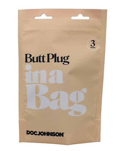 Doc Johnson In A Bag Butt Plug - Black Anal Toys