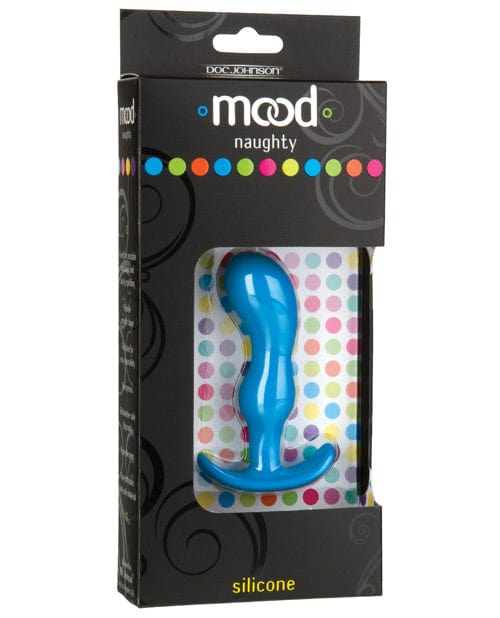 Doc Johnson Mood Naughty 2 Butt Plug. Blue / Small Anal Toys