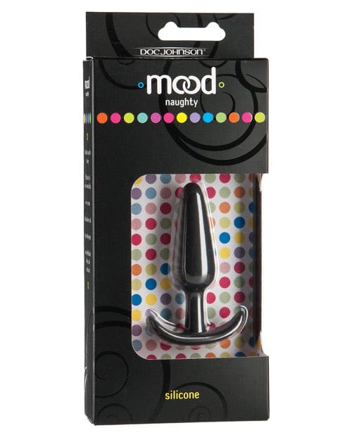 Doc Johnson Mood Naughty Butt Plug. Black / Small Anal Toys