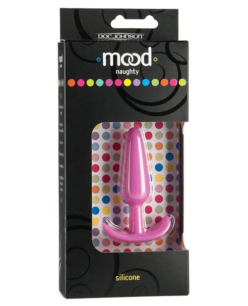 Doc Johnson Mood Naughty Butt Plug. Pink / Small Anal Toys