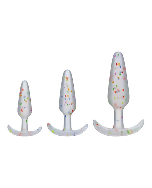 Doc Johnson Mood Pride Anal Trainer Set - Multi Colored Set Of 3 Anal Toys