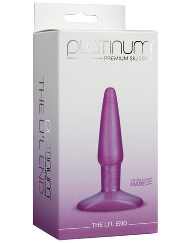 Doc Johnson Platinum Silicone The Lil' End Purple Anal Toys