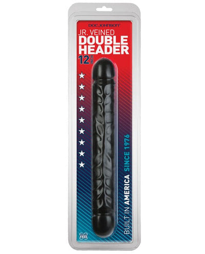 Doc Johnson 12" Jr. Double Header Black Dildos