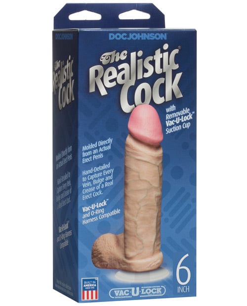 6" Realistic Cock with Balls