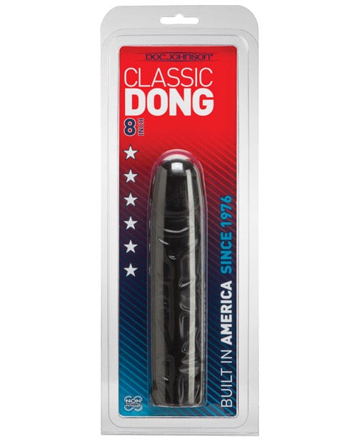 Doc Johnson 8" Classic Dong Black Dildos