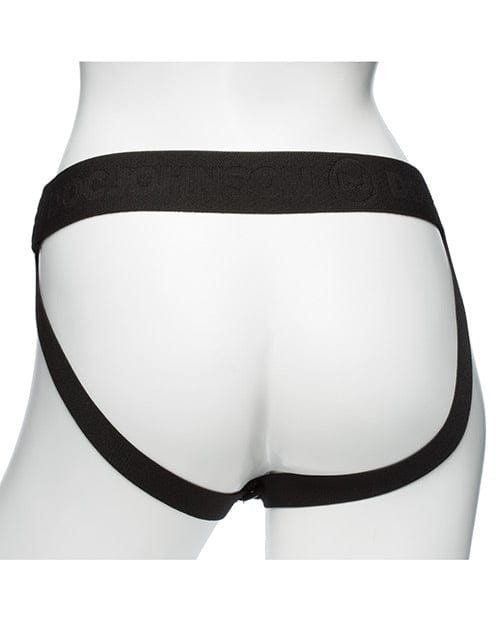 Doc Johnson Body Extensions Be Daring 2 Piece Strap On Set - Black Dildos