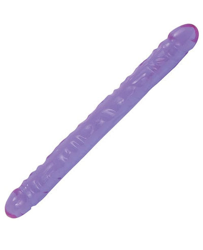 Doc Johnson Crystal Jellies 18" Double Dong - Purple Dildos