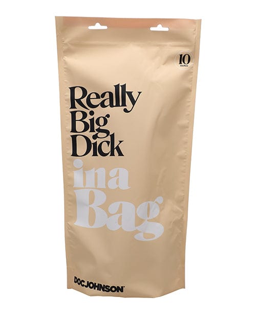 Doc Johnson In A Bag 10" Really Big Dick - Clear Dildos