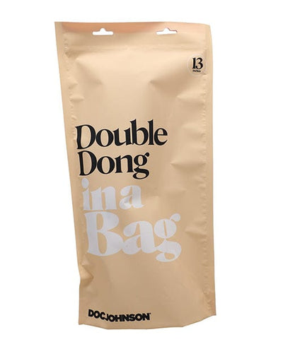 Doc Johnson In A Bag 13" Double Dong - Clear Dildos
