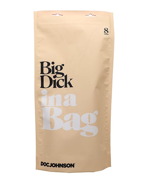 Doc Johnson In A Bag 8" Big Dick - Clear Dildos