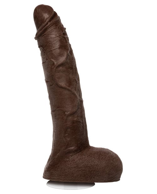 Doc Johnson Jason Luv 10" Ultraskyn Cock with Removable Vac-U-Lock Suction Cup - Chocolate Dildos