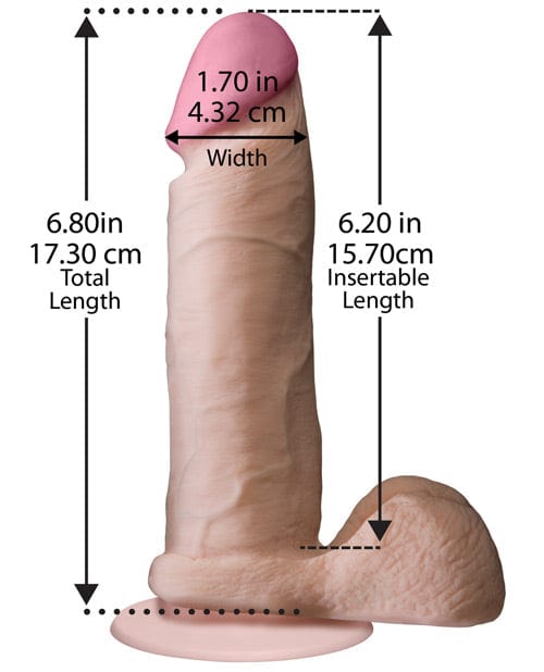 Doc Johnson Realistic Ultraskyn Cock with Balls Dildos