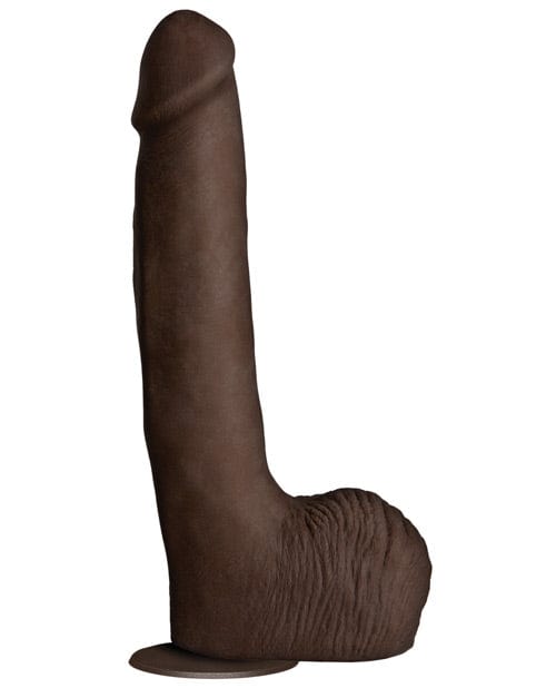 Doc Johnson Rob Piper Cock with Balls &amp; Suction Cup - Chocolate Dildos