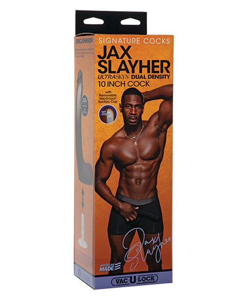 Signature Cocks Ultraskyn 10" Cock with Removable Vac-U-Lock Suction Cup - Jax Slayher