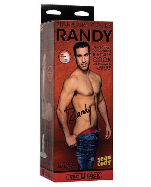 Signature Cocks Ultraskyn 8.5" Cock with Removable Vac-U-Lock Suction Cup - Randy