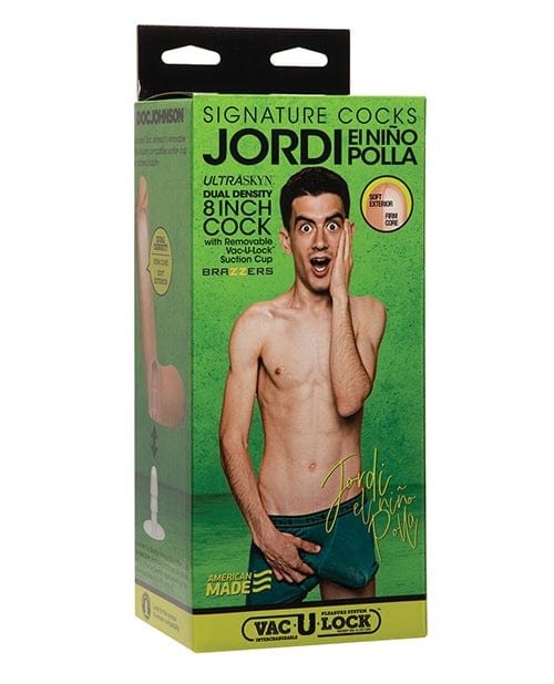 Signature Cocks Ultraskyn 8" Cock with Removable Vac-U-Lock Suction Cup - Jordi El Nino Polla