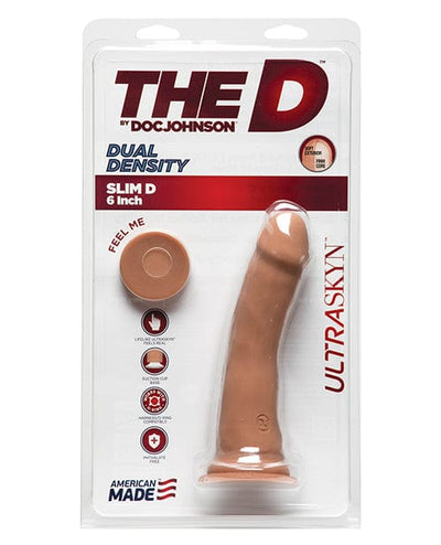 Doc Johnson The D 6.5" Slim D - Caramel Dildos