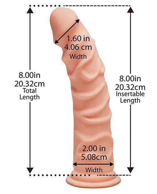 Doc Johnson The D 7.5" Ragin D with Balls Dildos