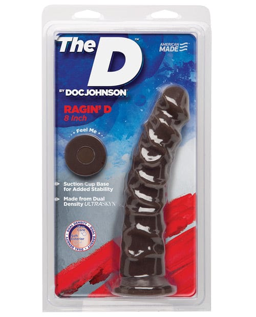 Doc Johnson The D 7.5" Ragin D with Balls Chocolate / 8" Dildos