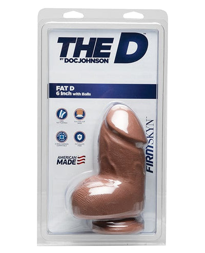 Doc Johnson The D Fat D with Balls Caramel Dildos
