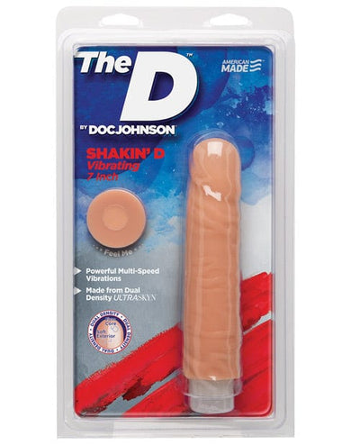 Doc Johnson The D Shakin' D Vibrating Vanilla Dildos