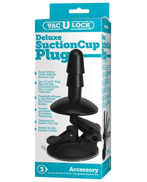 Doc Johnson Vac-U-Lock Deluxe Suction Cup Plug Accessory Dildos