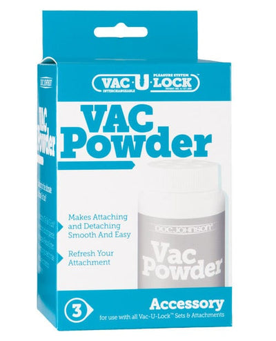 Doc Johnson Vac-U-Lock Powder Lubricant - White Dildos