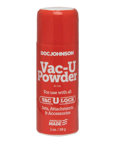 Doc Johnson Vac-U-Lock Powder Lubricant - White Dildos