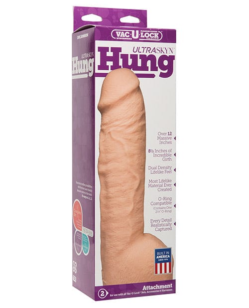 Doc Johnson Vac-U-Lock Ultraskyn Hung Vanilla Dildos