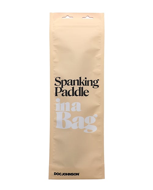 Doc Johnson In A Bag Spanking Paddle - Black Kink &amp; BDSM