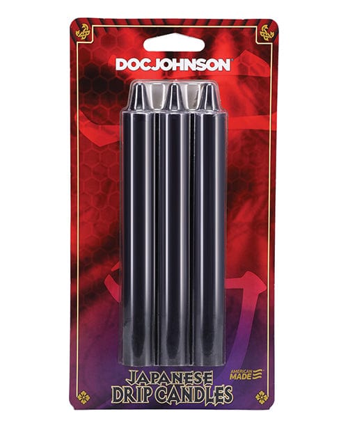 Doc Johnson Japanese Drip Candles - Pack Of 3 Purple Kink & BDSM