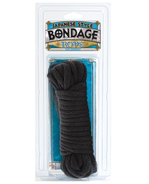 Doc Johnson Japanese Style Bondage Cotton Rope Black Kink &amp; BDSM