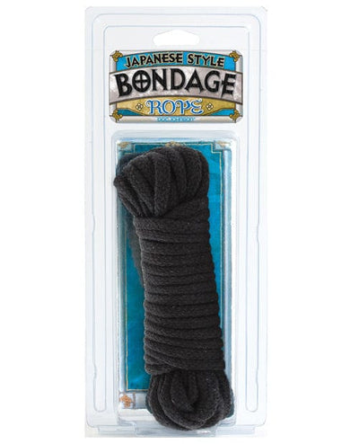 Doc Johnson Japanese Style Bondage Cotton Rope Black Kink & BDSM