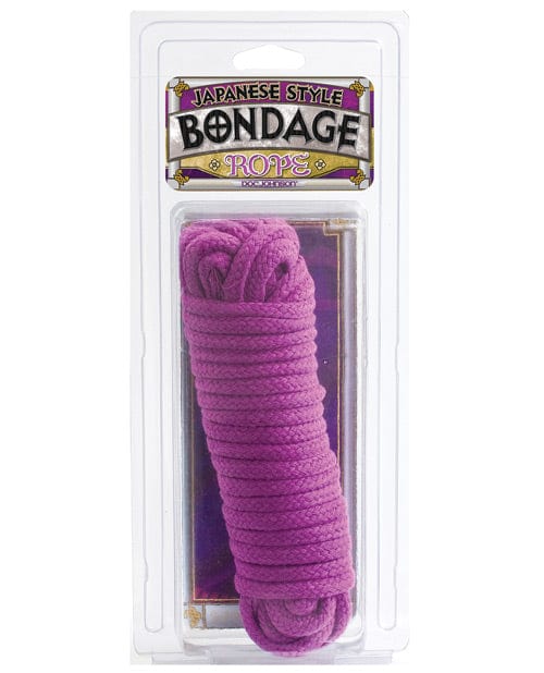 Doc Johnson Japanese Style Bondage Cotton Rope Purple Kink &amp; BDSM