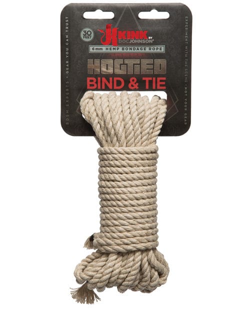 Doc Johnson Kink Bind &amp; Tie Hemp Bondage Rope Natural / 30 Feet Kink &amp; BDSM